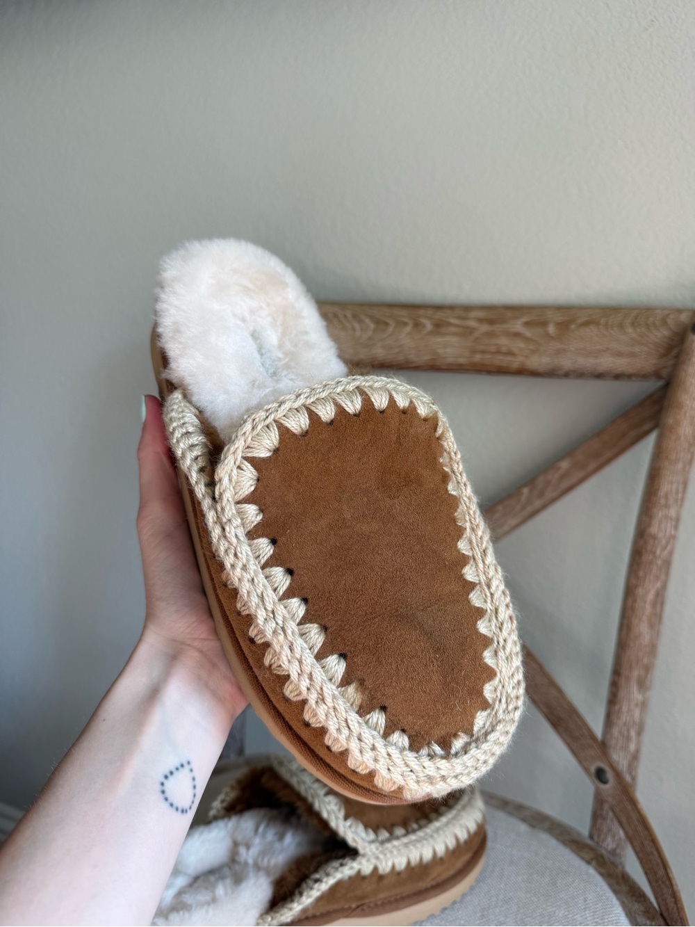 MOU Campfire Slippers cognac - Picture 6 of 8